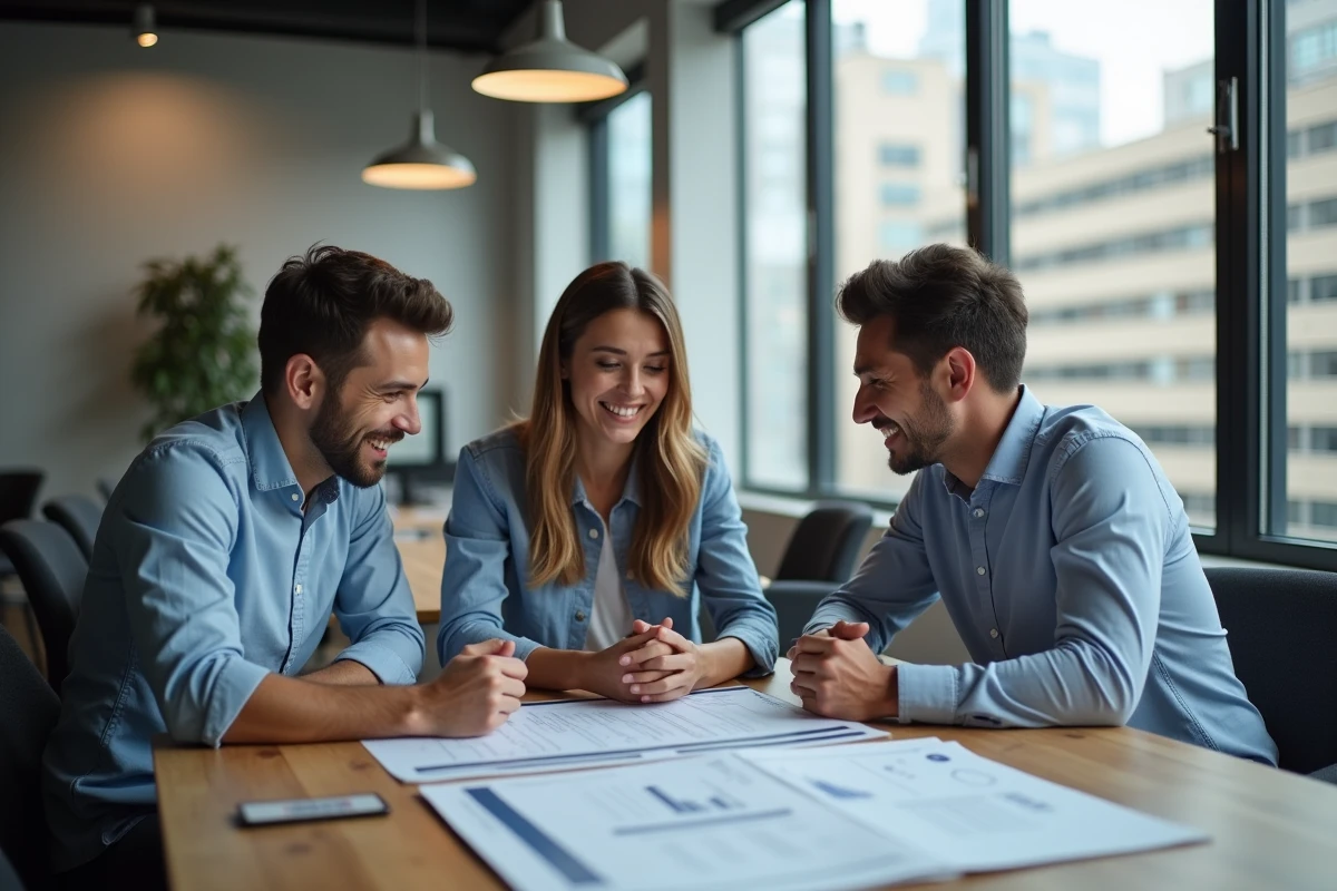 Groupe de jeunes fondateurs d